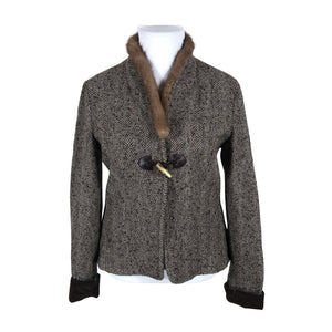 Unisex Beretta - Villane mantel, suurus 42 - Pruun (1)
