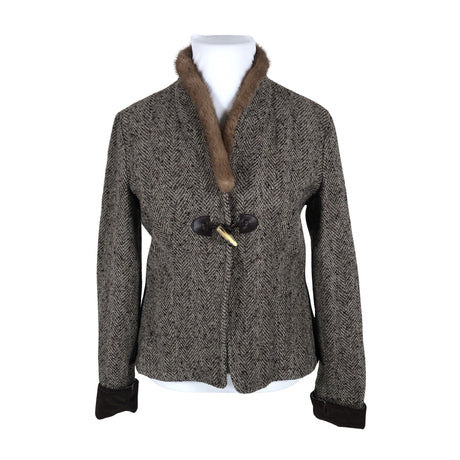 Unisex Beretta - Villane mantel, suurus 42 - Pruun ()