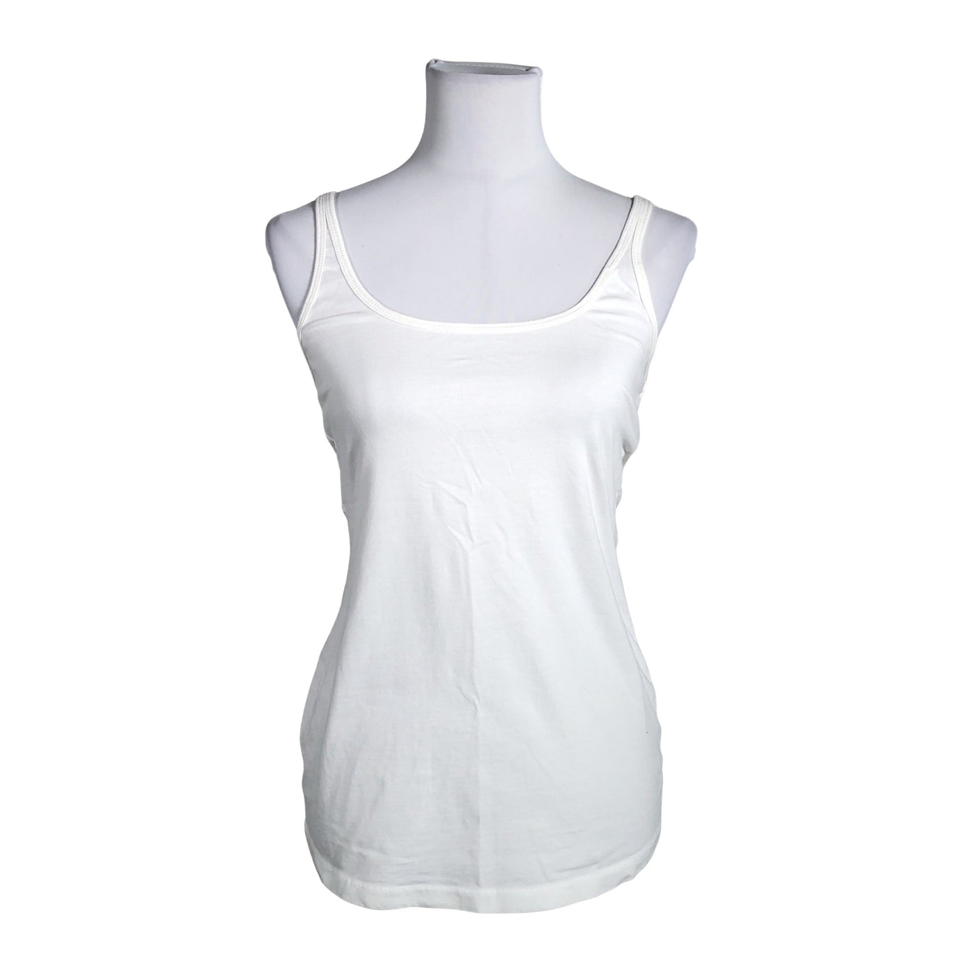 Unisex Opus - Trikotaažist topp, suurus 40 - Valge (1)