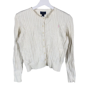 Unisex Polo Ralph Lauren - Kardigan, suurus 164 - 170 - Looduslik valge (1)