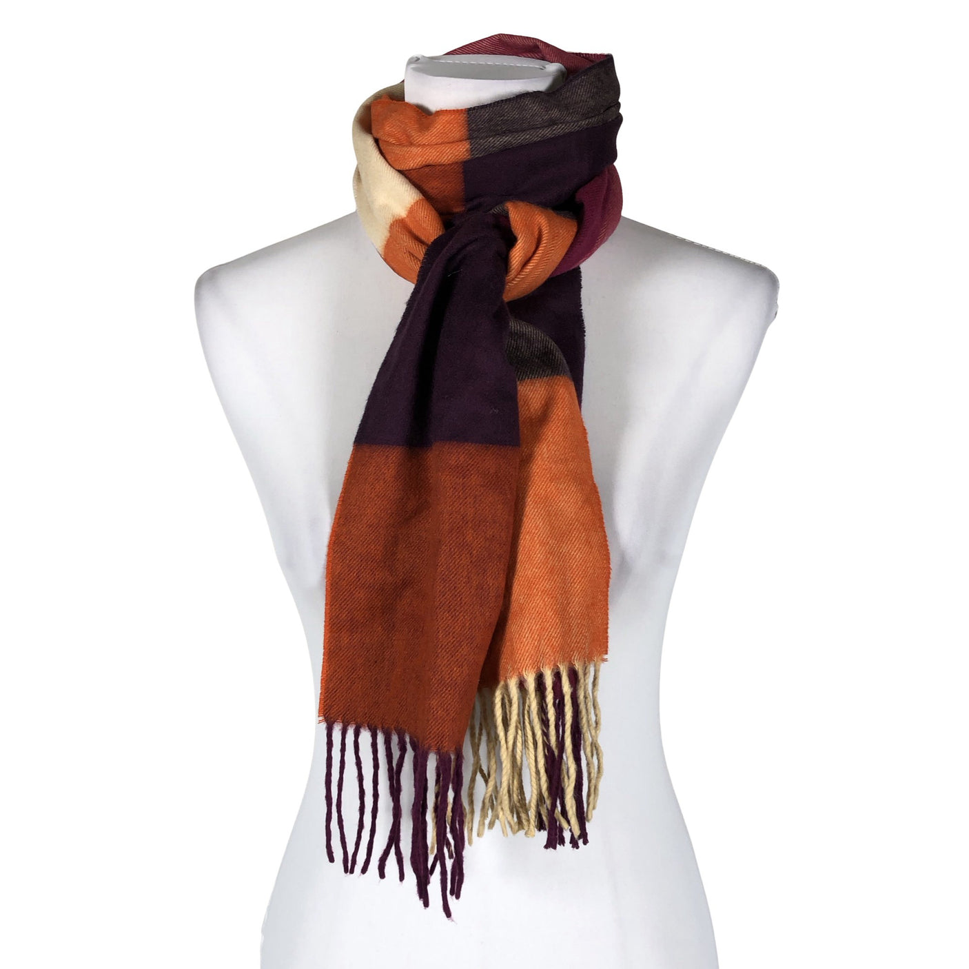 Unisex Cashmink - Õhuke sall, suurus Maxi - Oranž (1)