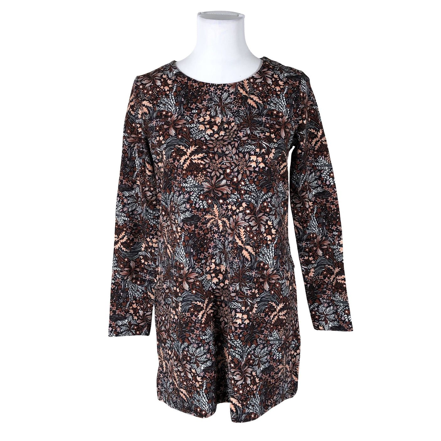 Unisex Nanso - Trikotaažist tuunika, suurus 36 - Pruun (1)