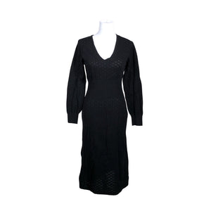 Unisex Nanso - Kootud kleit, suurus 36 - Must (1)