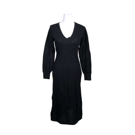 Unisex Nanso - Kootud kleit, suurus 36 - Must ()