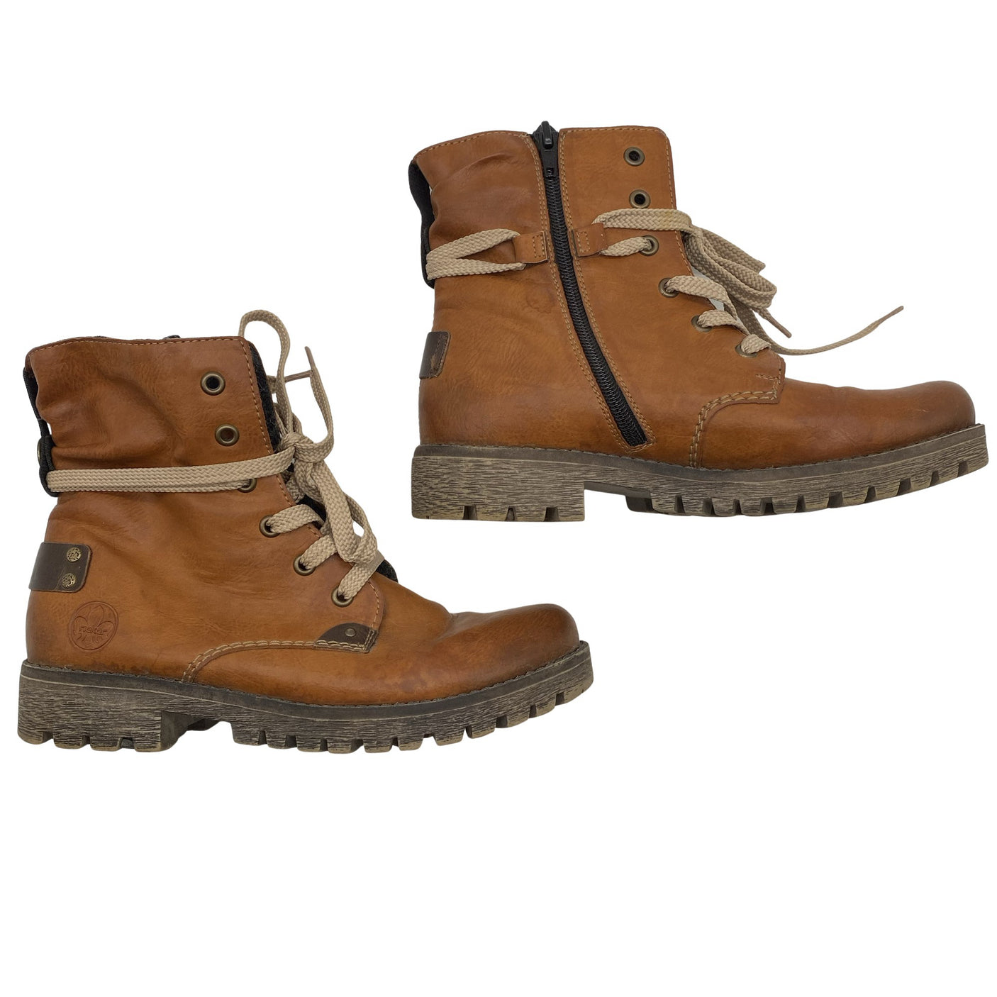 Unisex Rieker - Poolsaapad, suurus 37 - Pruun (1)