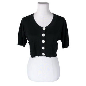 Unisex Marimekko - Kootud boolero, suurus 38 - Must (1)