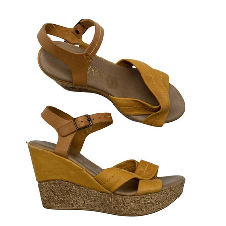 Unisex Sata - Kiilkontsaga rihmikud, suurus 36 - Kollane ()