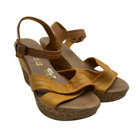 Unisex Sata - Kiilkontsaga rihmikud, suurus 36 - Kollane (2)