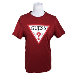 Unisex Guess - T-särk, suurus 38 - Punane (1)