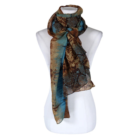 Unisex Frangi - Õhuke sall, suurus Maxi - Pruun ()