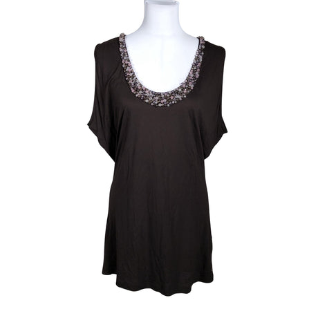 Unisex Escada Sport - Trikotaažist topp, suurus 38 - Pruun ()