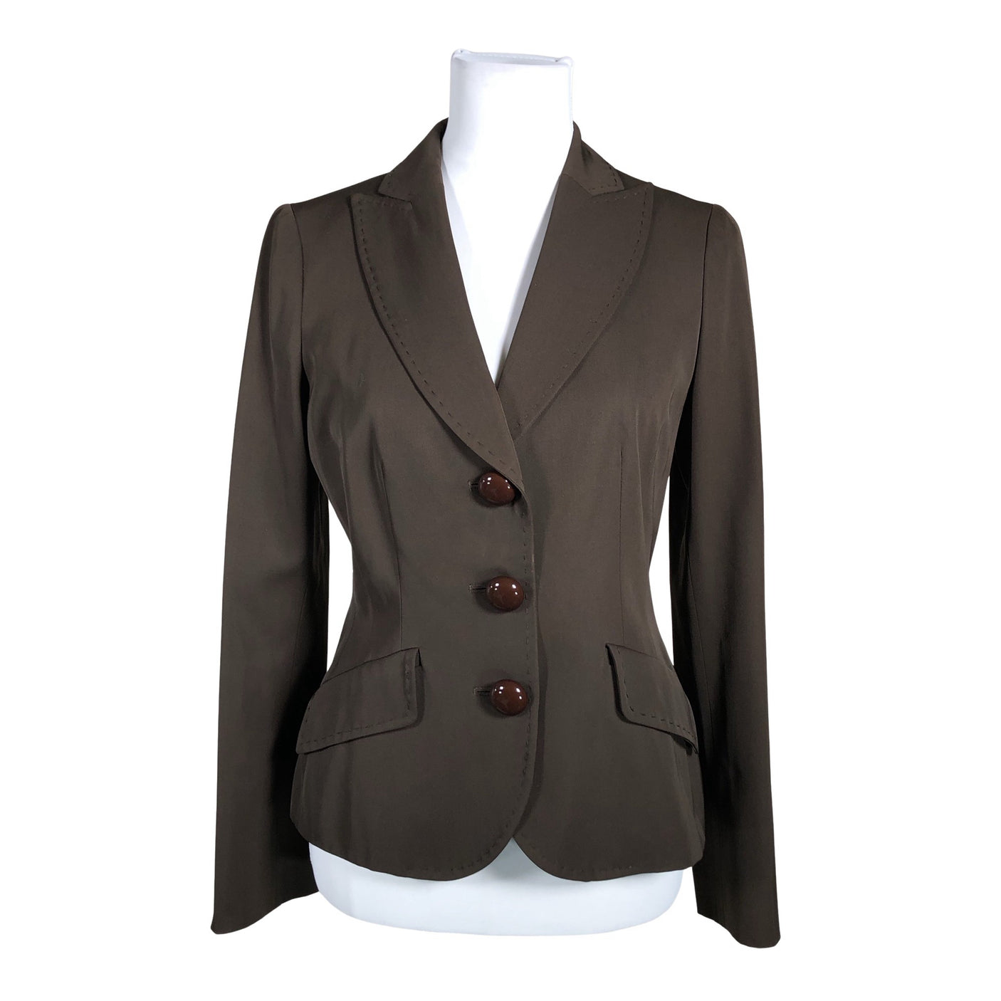 Unisex Moschino - Jakk, suurus 38 - Pruun (1)