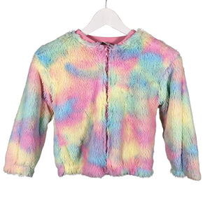 Unisex Lindex - Fliisjakk, suurus 122 - 128 - Heleroosa (1)