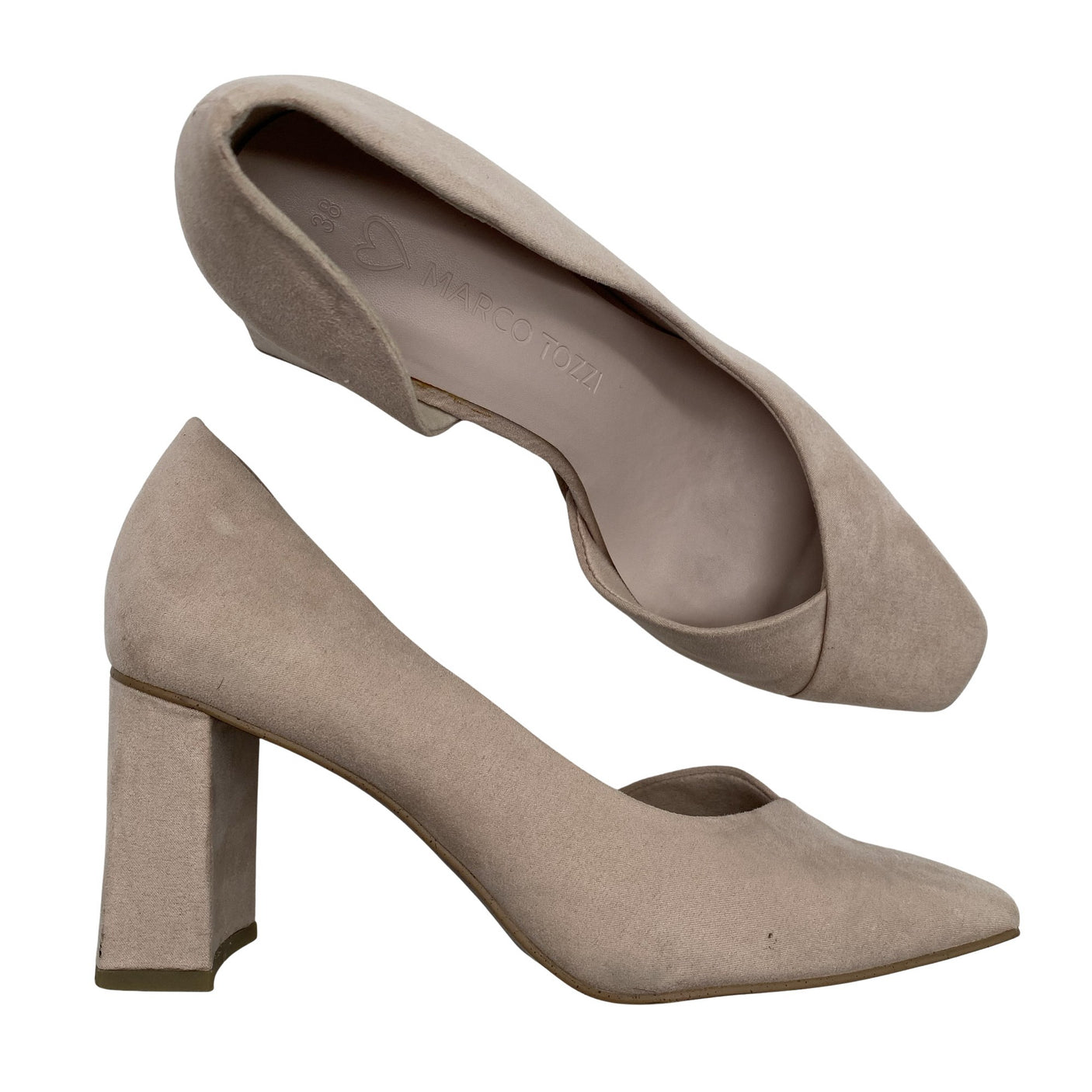 Unisex Marco Tozzi - Kontsakingad, suurus 38 - Heleroosa (1)