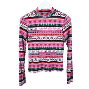 Unisex Lindex - Trikotaažist pluus, suurus 158 - 164 - Roosa (1)