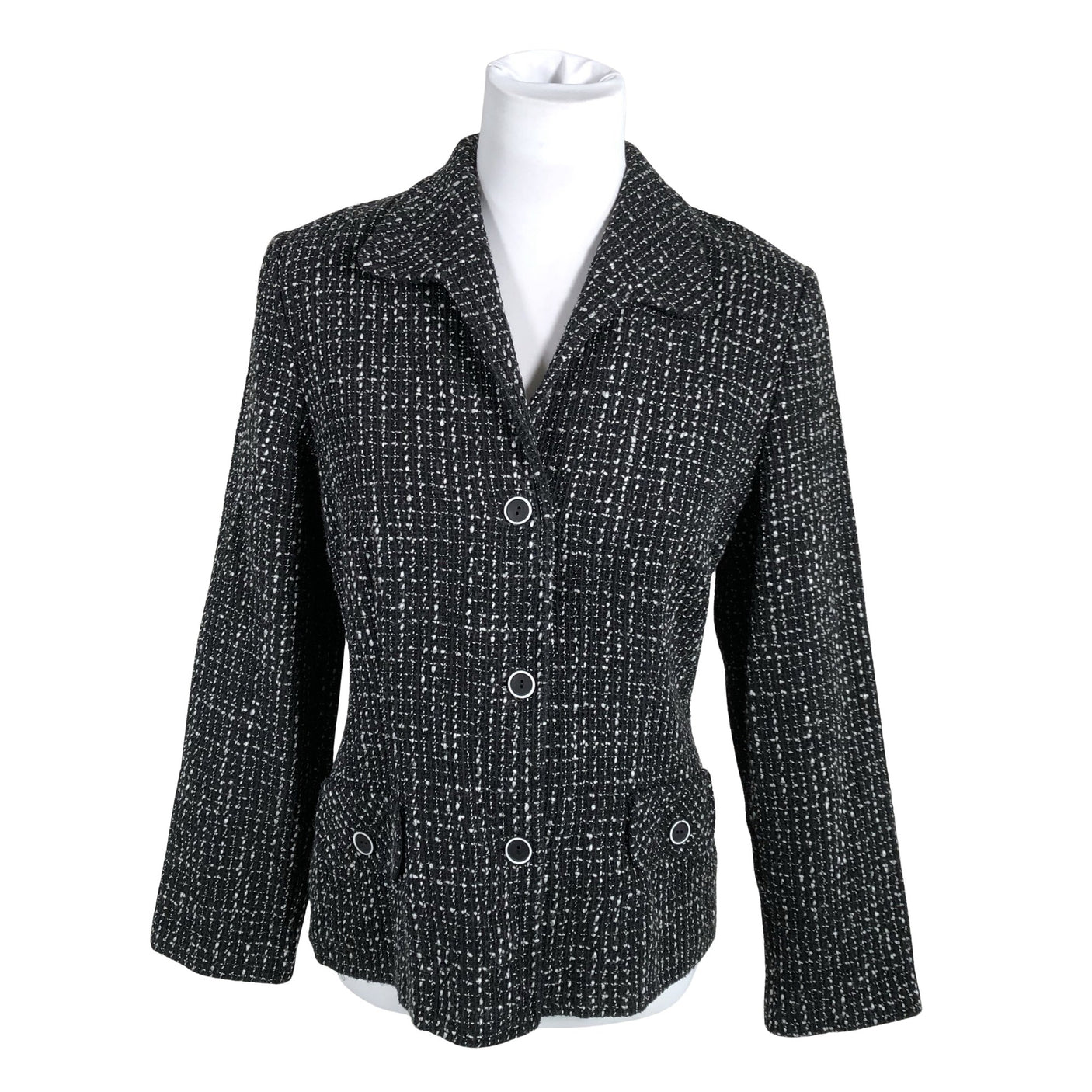 Unisex Reetriikka - Jakk, suurus 38 - Must (1)