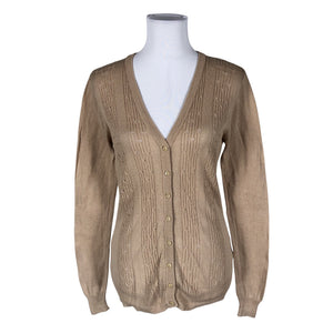 Unisex Glenfield - Kardigan, suurus 38 - Beige (1)