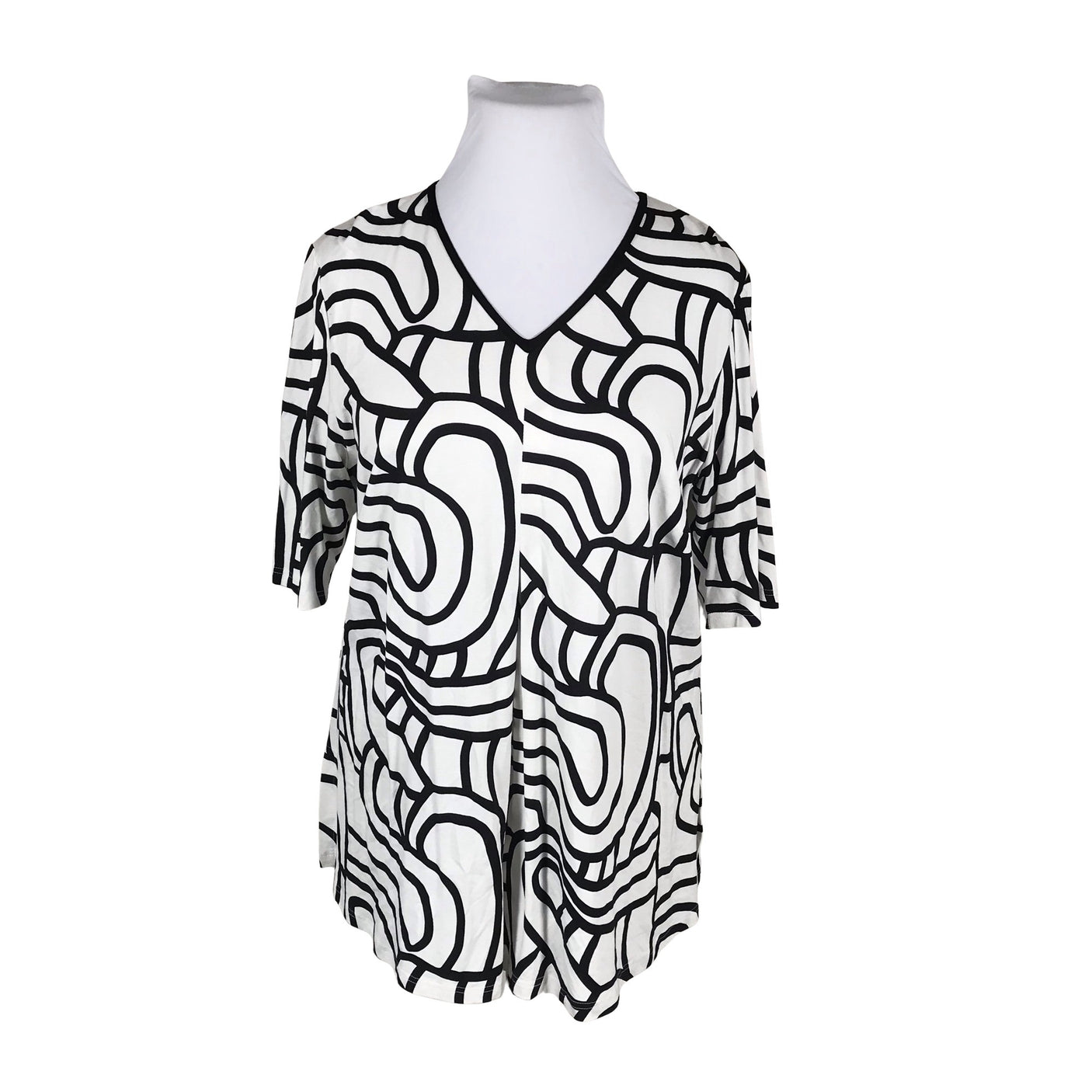 Unisex Voglia - Trikotaažist kleit, suurus 44 - Valge (1)