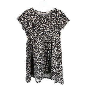 Unisex Lindex - Trikotaažist kleit, suurus 116 - 122 - Beige (1)