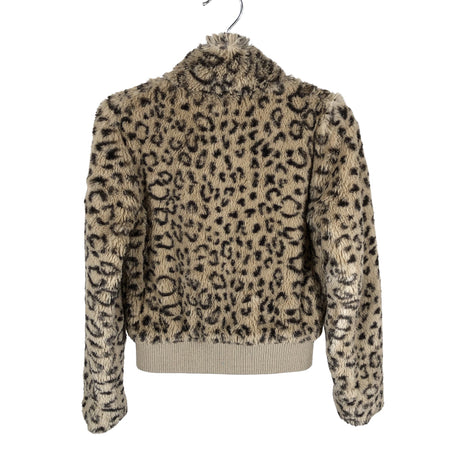 Unisex Lindex - Kunstkarusnahast mantel, suurus 122 - 128 - Beige (2)
