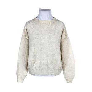 Unisex Handmade - Kampsun, suurus 40 - Looduslik valge (1)