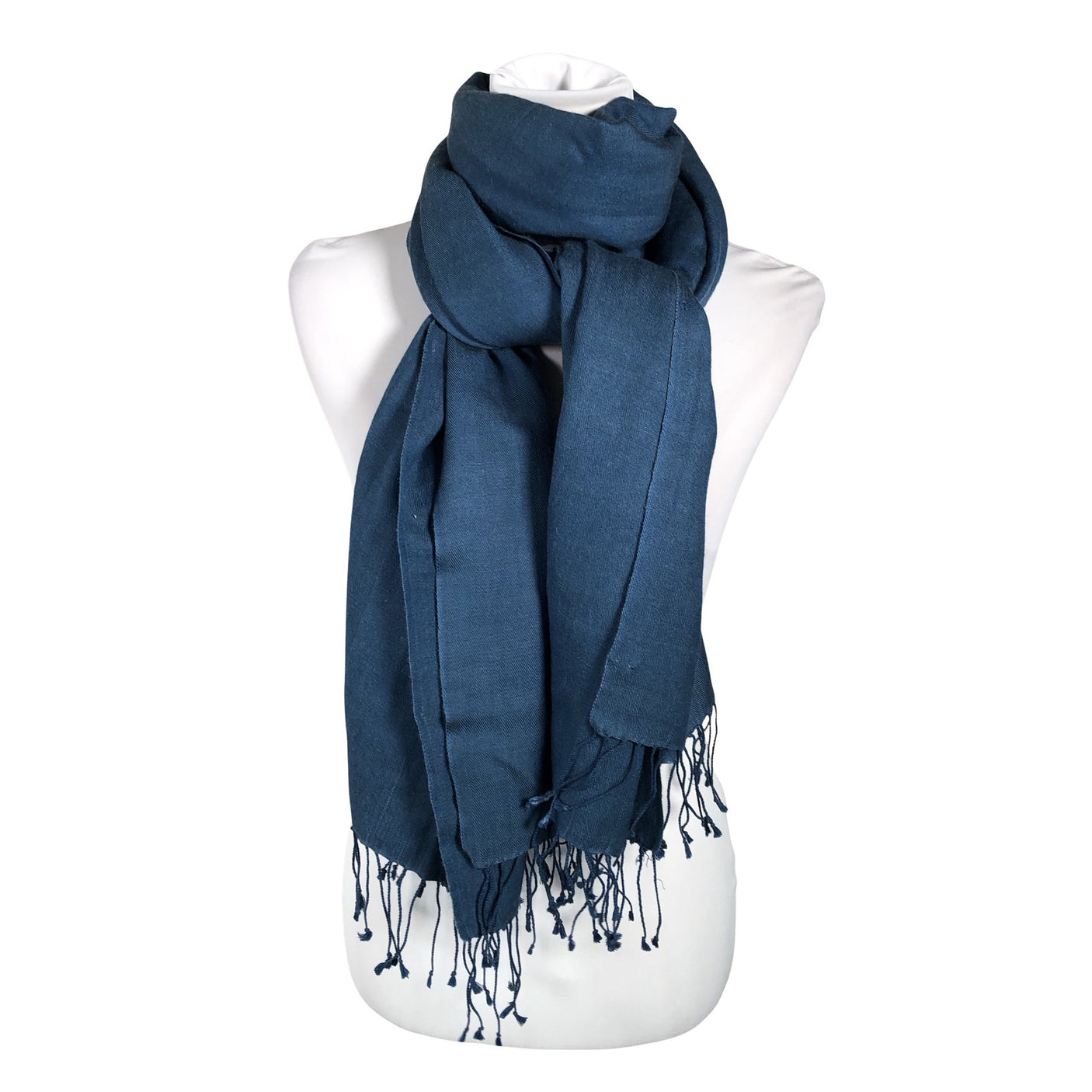 Unisex Handmade - Õhuke sall, suurus Maxi - Sinine (1)
