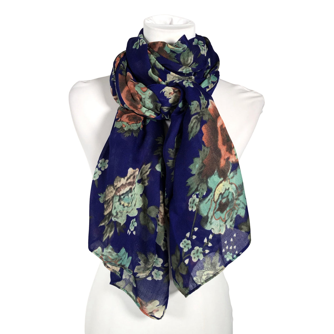 Unisex Global - Õhuke sall, suurus Maxi - Sinine (1)