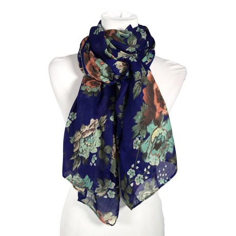 Unisex Global - Õhuke sall, suurus Maxi - Sinine ()