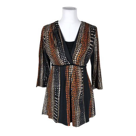 Unisex S.T.I - Trikotaažist tuunika, suurus 40 - Must ()