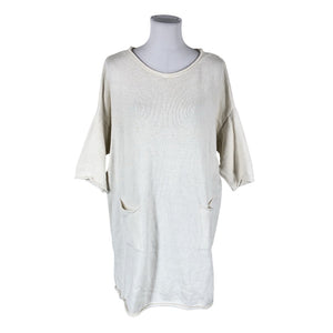 Unisex Bohemiana - Kootud kleit, suurus 36 - Valge (1)