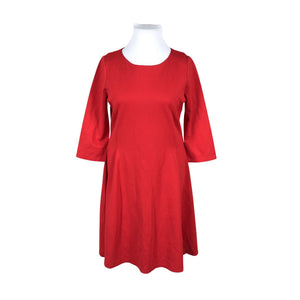 Unisex Monton - Trikotaažist kleit, suurus 42 - Punane (1)