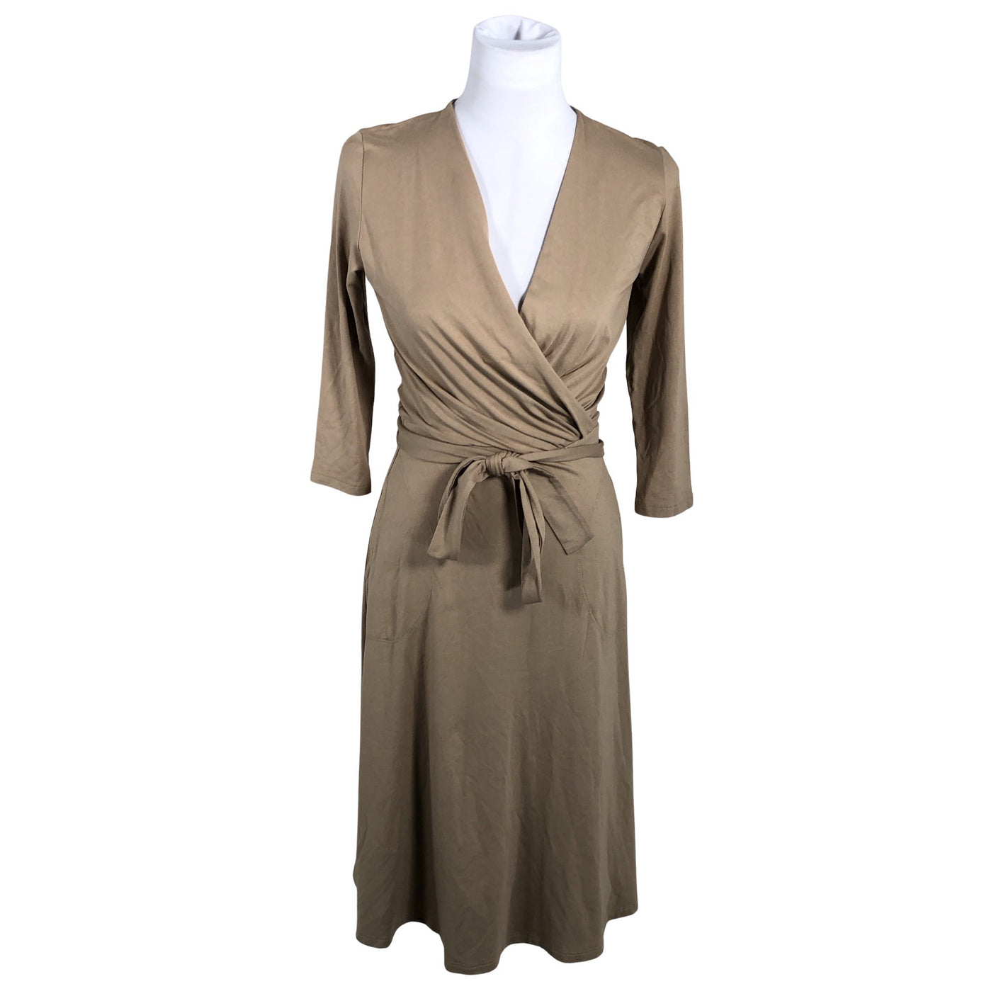 Unisex Ritva Falla - Trikotaažist kleit, suurus 34 - Beige (1)