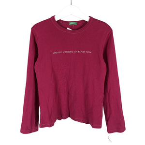 Unisex Benetton - Trikotaažist pluus, suurus 134 - 140 - Roosa (1)