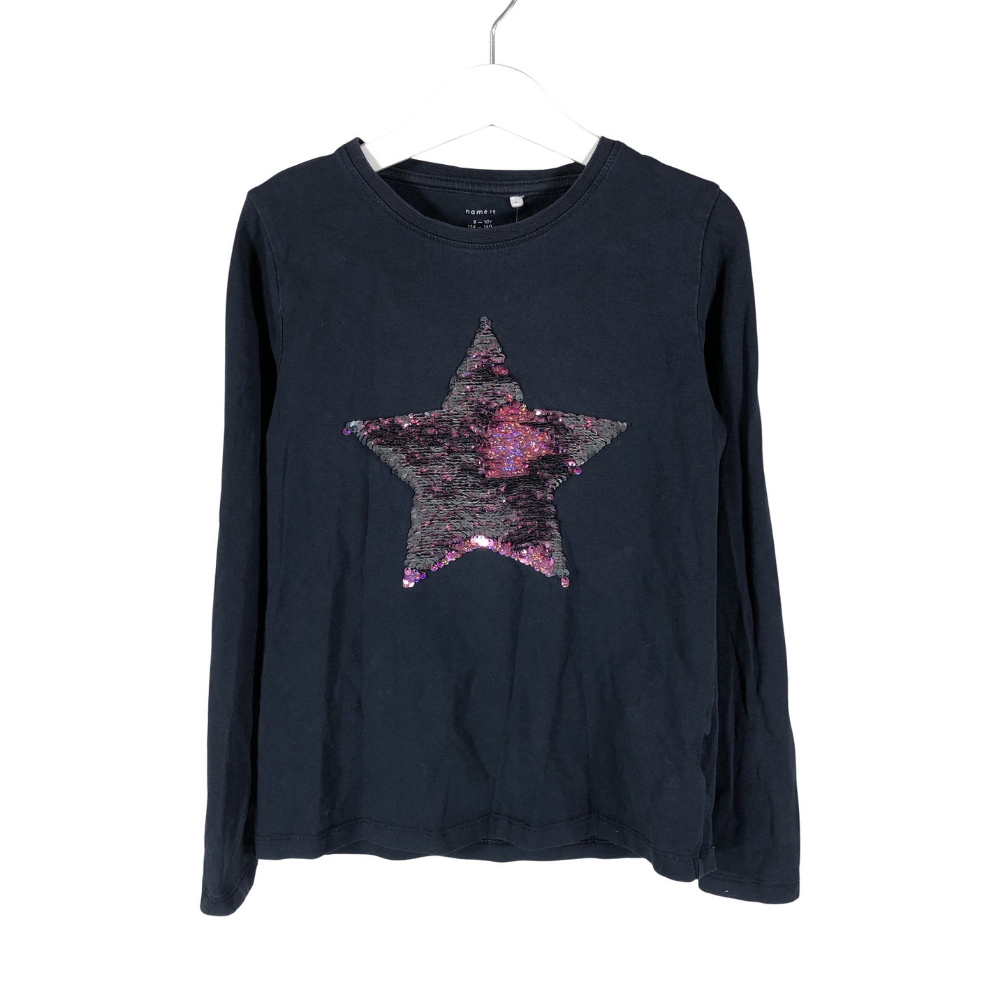 Unisex Name It - Trikotaažist pluus, suurus 134 - 140 - Sinine (1)