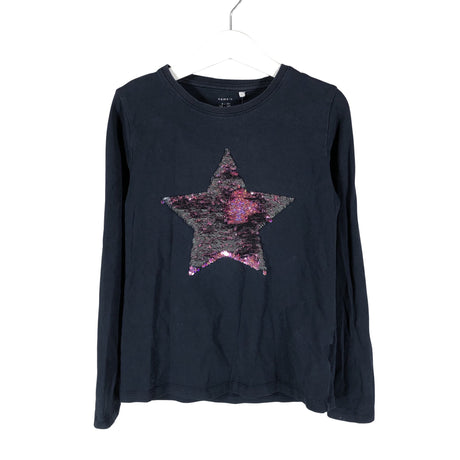 Unisex Name It - Trikotaažist pluus, suurus 134 - 140 - Sinine ()