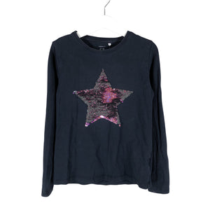 Unisex Name It - Trikotaažist pluus, suurus 134 - 140 - Sinine (2)