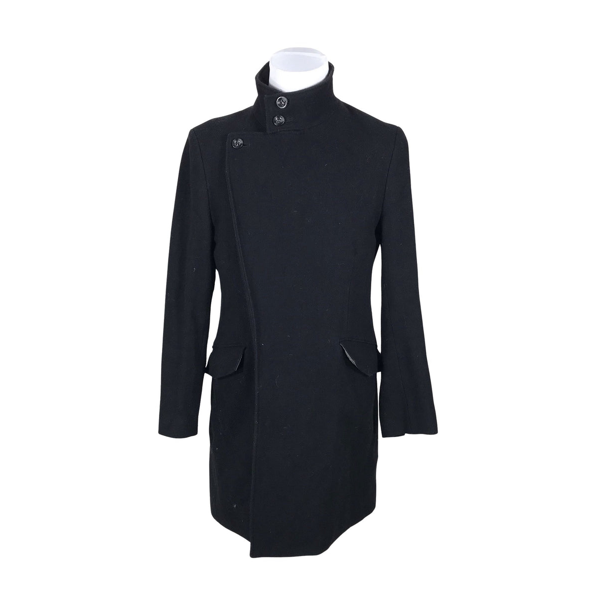 Unisex Red Label - Villane mantel, suurus XXL - Must (1)