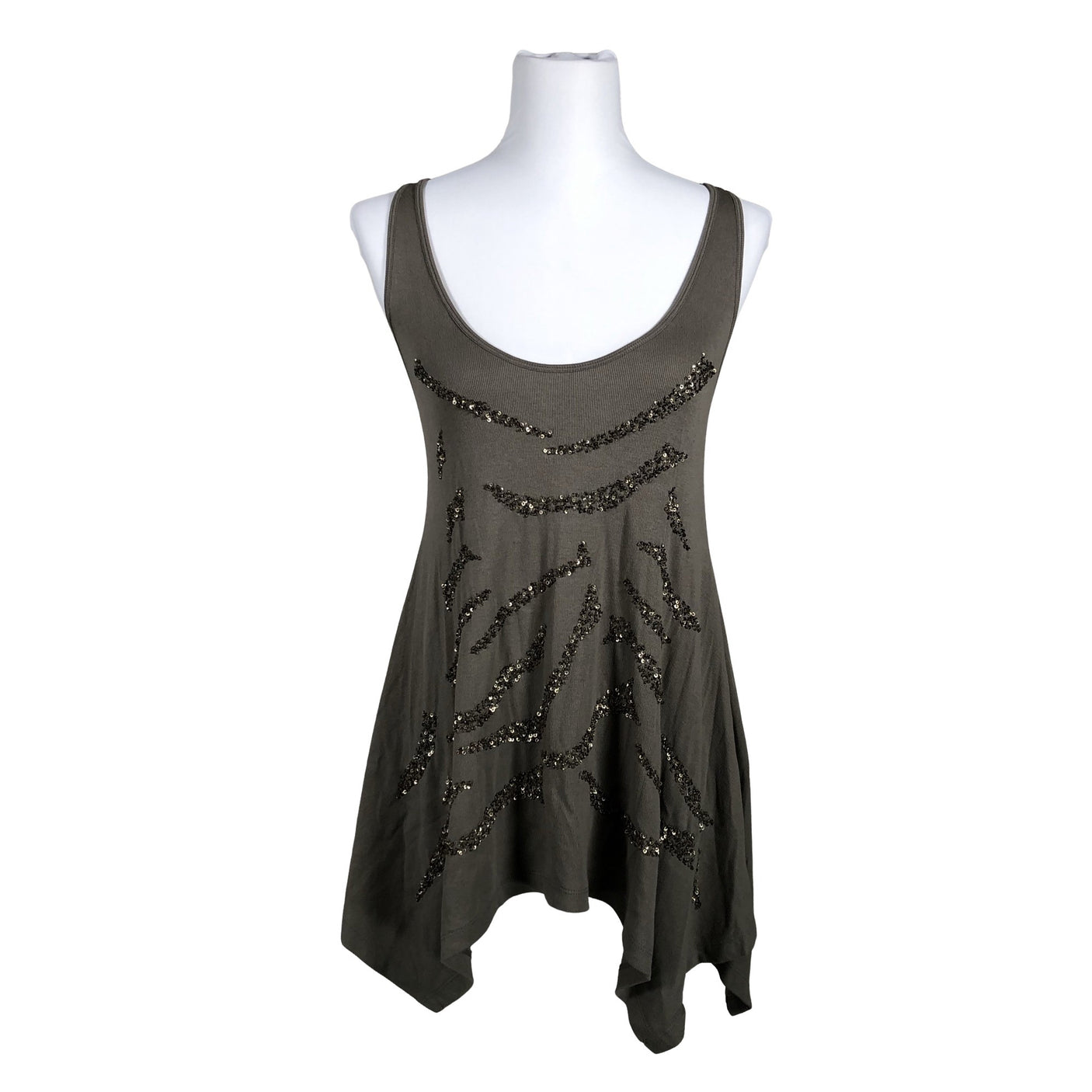 Unisex Guess - Trikotaažist topp, suurus 36 - Roheline (1)