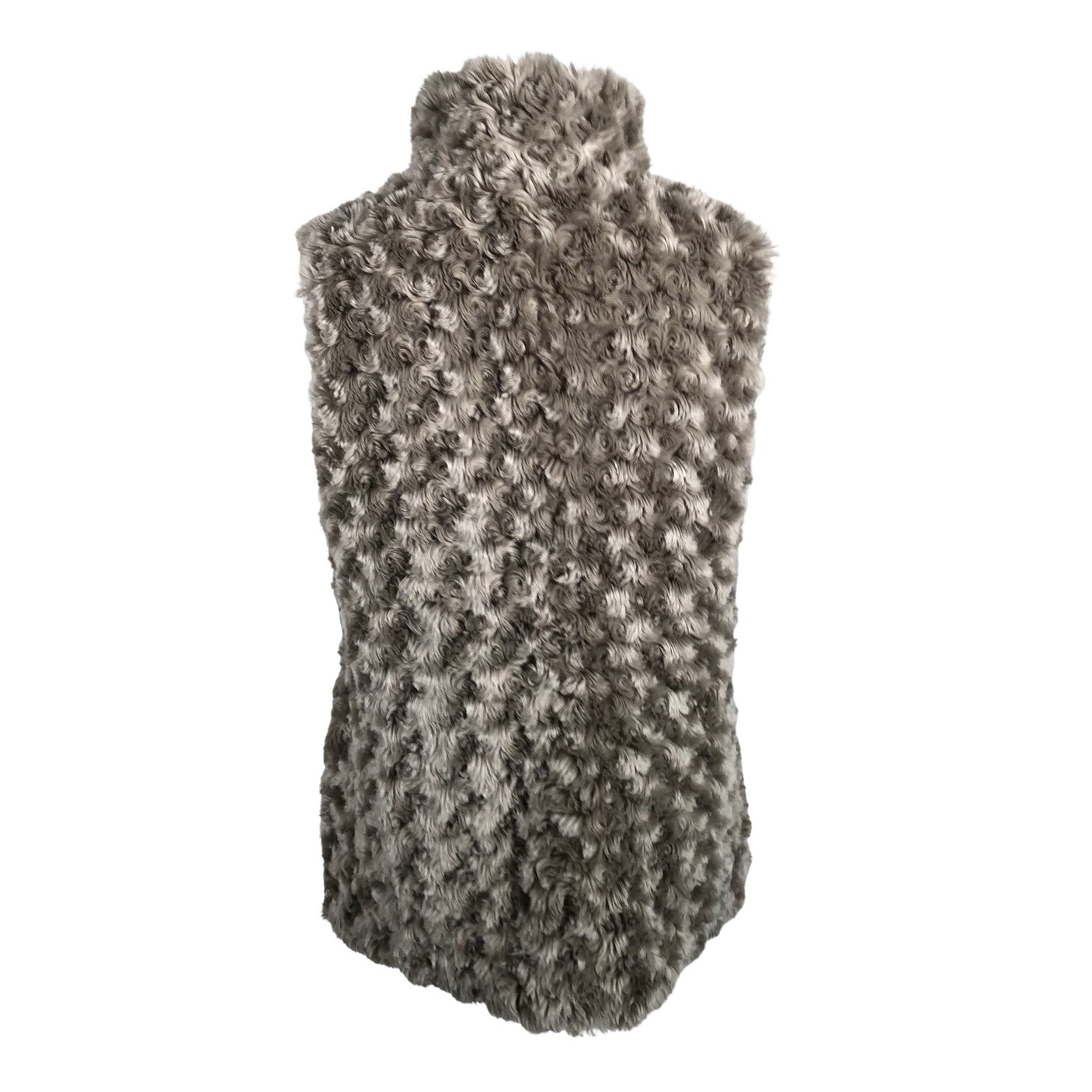 Unisex Next - Kunstkarusnahast vest, suurus 40 - Hall (2)