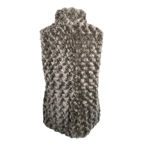 Unisex Next - Kunstkarusnahast vest, suurus 40 - Hall (2)
