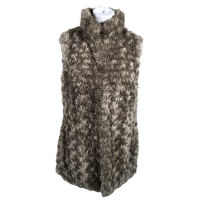 Unisex Next - Kunstkarusnahast vest, suurus 40 - Hall (1)