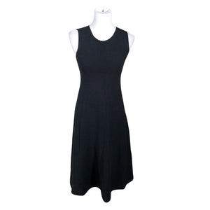 Unisex Uniqlo - Kootud kleit, suurus 36 - Must (1)