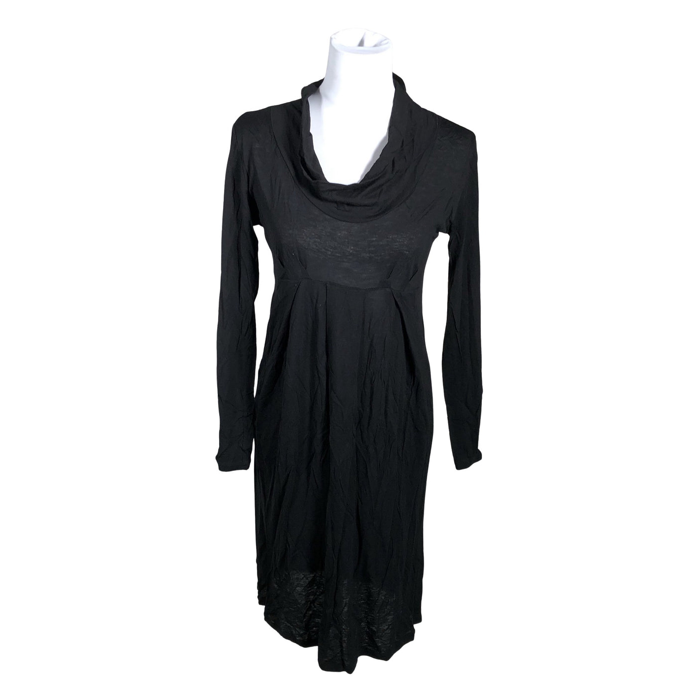 Unisex Turnover - Trikotaažist kleit, suurus 38 - Must (1)