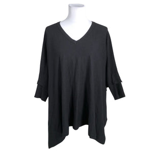 Unisex The Masai - Kootud tuunika, suurus 40 - Must (1)