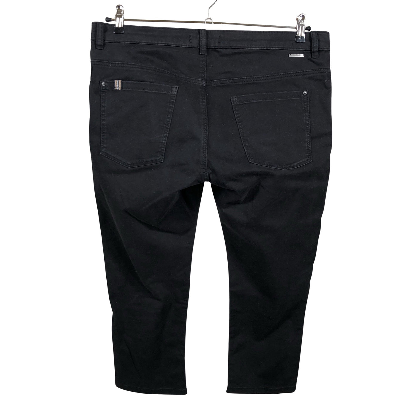 Unisex Esprit - Teksast poolpikad püksid, suurus 46 - Must (2)