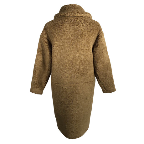 Unisex Peak Performance - Kunstkarusnahast mantel, suurus 34 - Pruun (2)