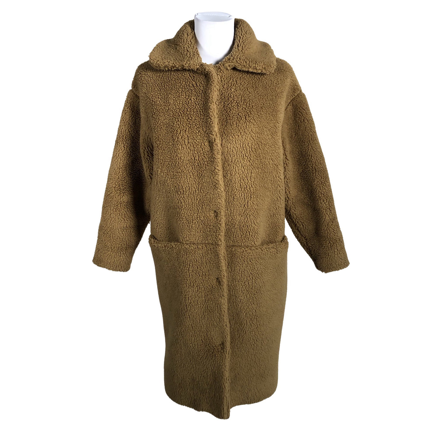 Unisex Peak Performance - Kunstkarusnahast mantel, suurus 34 - Pruun (1)
