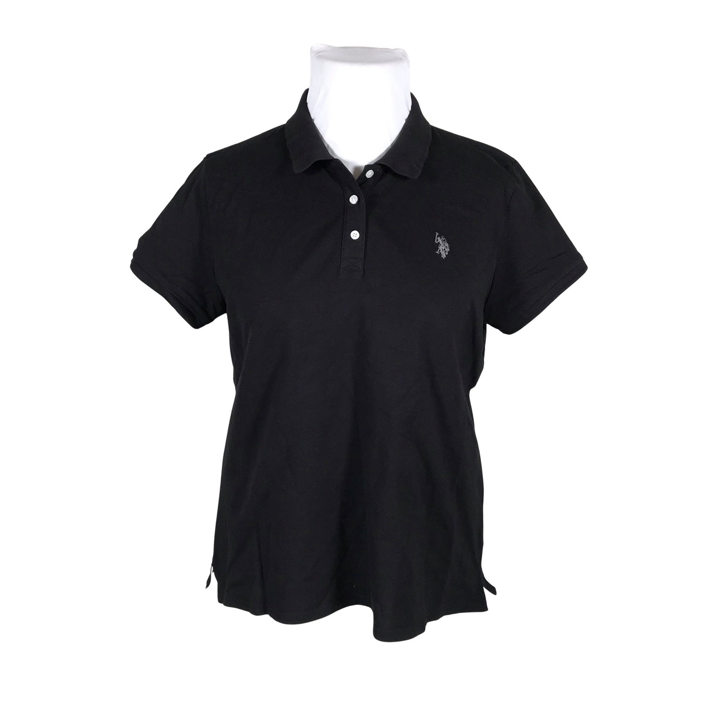 Unisex U.S. Polo Assn. - Polosärk, suurus 44 - Must (1)