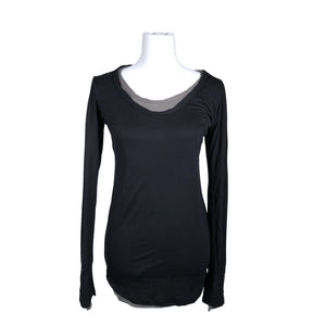 Unisex IKKS - Trikotaažist pluus, suurus 40 - Must (1)