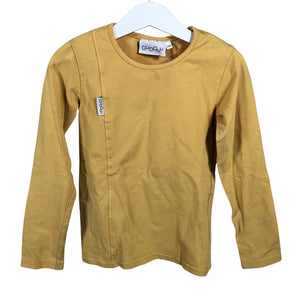 Unisex Gugguu - Trikotaažist pluus, suurus 110 - 116 - Kollane (1)